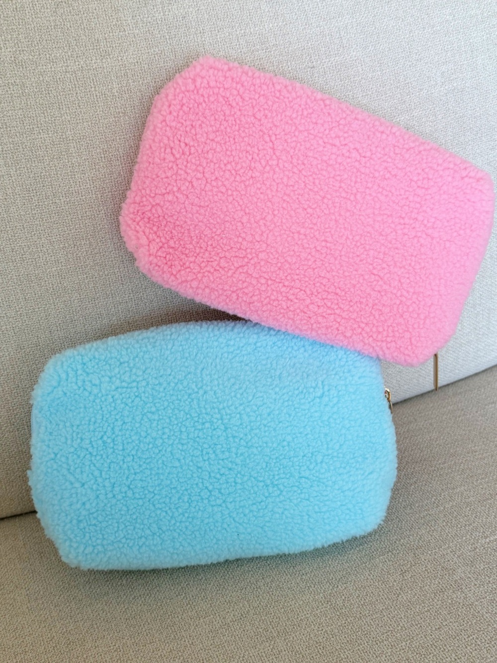 Set of 2/ Sephora Limited Edition Teddy Sheep Cosmetic Pouch